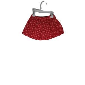 Child of Mine made by Carter's Red and white poka dot skort